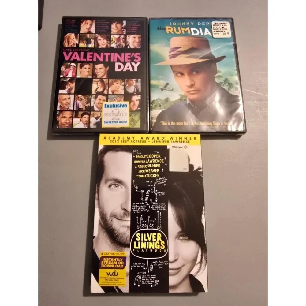 3 DVDS‎ titles in description